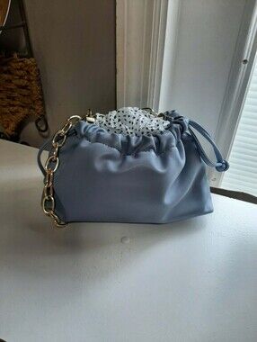 JULES KAE Brea Pouch "Cloud☁️Bag" In Baby Blue